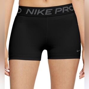 Nike Women's Black Pro 3” Training Shorts Size: M